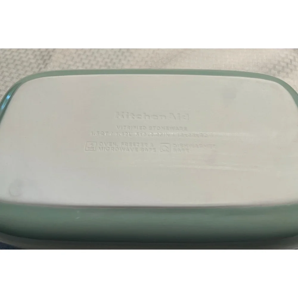 KitchenAid Pistachio Green Baking Dish NIB